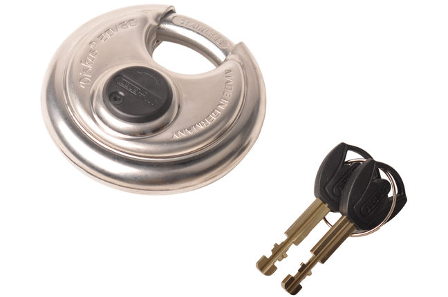 Abus Cadenas Abus Fixed Lock - Blocage de disque de qualité supérieure - 2 clés incluses