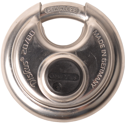 Abus Cadenas Abus Fixed Lock - Blocage de disque de qualité supérieure - 2 clés incluses