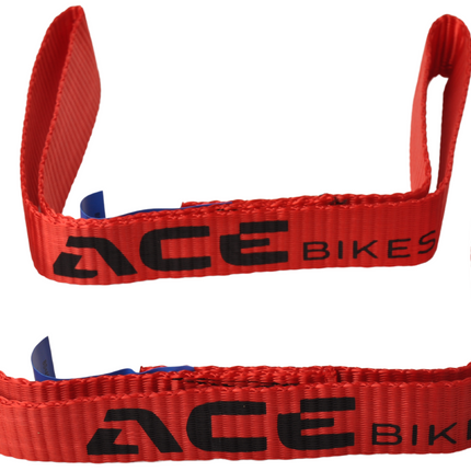 Acebikes Sangle d'arrimage Acebikes avec jeu de boucles - compatible avec le kit à cliquet Acebikes Heavy Duty