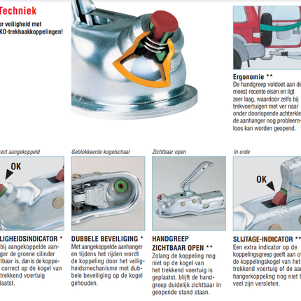 AL-KO AL-KO AK7-G - douille 45 mm - 750 kg - Têtes d'attelage non freinées