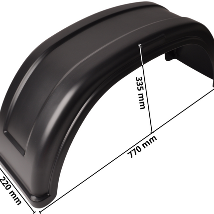 AL-KO AL-KO Garde boue 13/14 pouces 770x220x335 mm