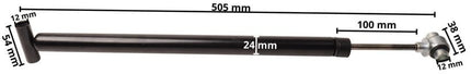 AL-KO Amortisseur à inertie 161S 505 mm-Diamètre du côté de l'accouplement 37.5 mm
