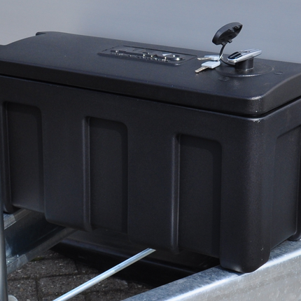 AL-KO Boîte à timo en Plastique AL-KO pour carrosserie - 515x220x277 mm - avec trappe latérale