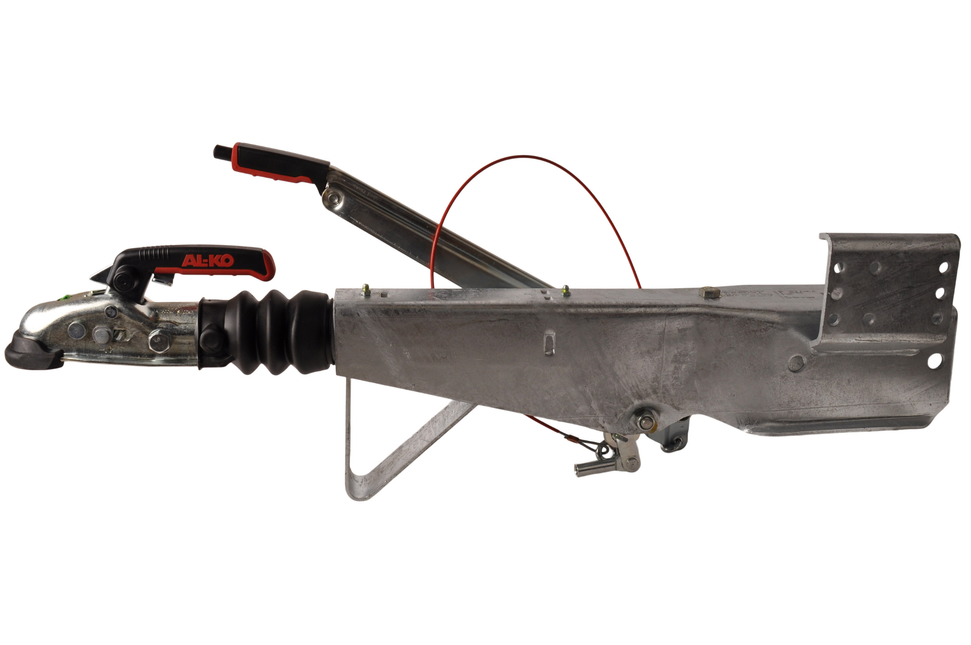 AL-KO Frein à inertie pour remorque 161S (1600kg) carré 100 mm - y compris le support de la roue jockey