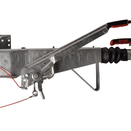 AL-KO Frein à inertie pour remorque 251S100 (2600kg) Carré 100mm - y compris le support de la roue jockey