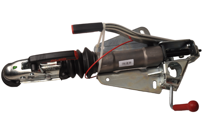 AL-KO Frein à inertie pour remorque AL-KO 150V - Capacité de remorquage maximale de 1500 kg - Raccordement au timon en V - y compris le collier (de serrage) pour la roue jockey