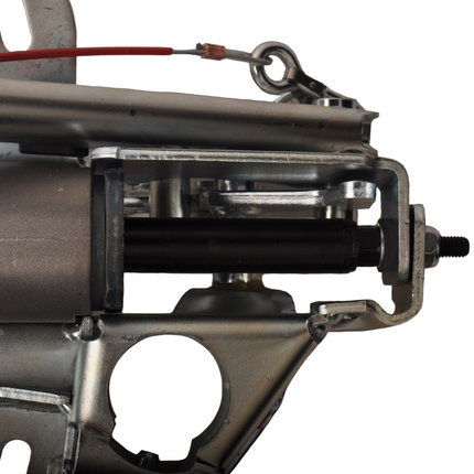 AL-KO Frein à inertie pour remorque AL-KO 150V - Capacité de remorquage maximale de 1500 kg - Raccordement au timon en V - y compris le collier (de serrage) pour la roue jockey