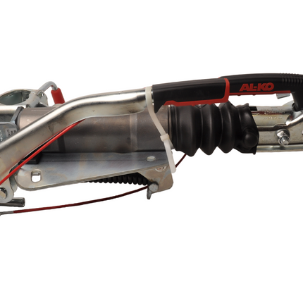 AL-KO Frein à inertie pour remorque AL-KO 150V - Capacité de remorquage maximale de 1500 kg - Raccordement au timon en V - y compris le collier (de serrage) pour la roue jockey