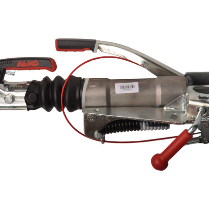 AL-KO Frein à inertie pour remorque AL-KO 150V - Capacité de remorquage maximale de 1500 kg - Raccordement au timon en V - y compris le collier (de serrage) pour la roue jockey