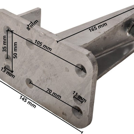 AL-KO Frein à inertie pour remorque Console de roue de support 161S, 251S et 251G