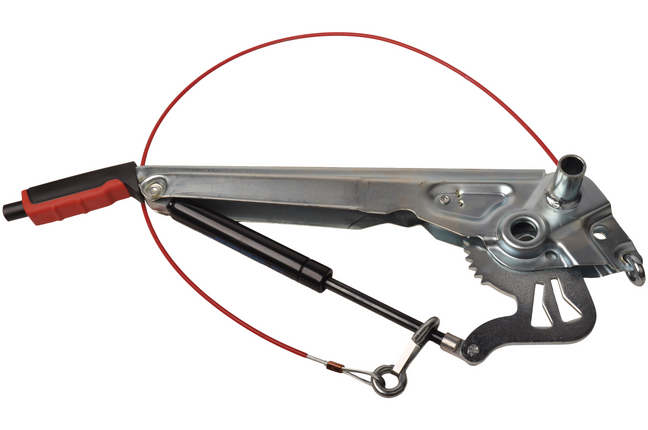 AL-KO Frein à main AL-KO 90S/3  & 160S Ausf. B- pour timon de remorque encastré incluant un ressort à gaz et un câble de rupture