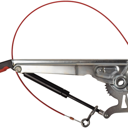 AL-KO Frein à main AL-KO 90S/3  & 160S Ausf. B- pour timon de remorque encastré incluant un ressort à gaz et un câble de rupture