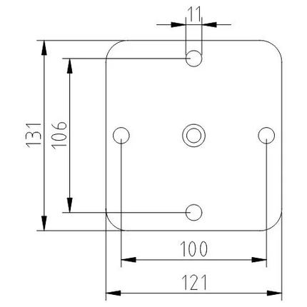 AL-KO Pince de roue jockey basculante AL-KO 48 mm