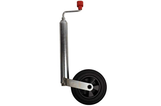AL-KO Roue jockey AL-KO Compact - 48 mm - capacité de charge : 150 kg - jante en plastique avec roue en caoutchouc massif