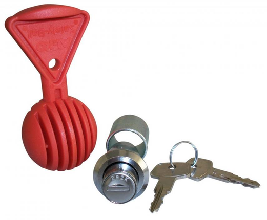 AL-KO Serrure d'attelage originale pour attelages AL-KO AK301/AK351 - Safety Ball inclus