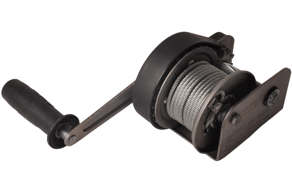 AL-KO Treuil manuel freiné 351 kg rapport 2,5:1 câble et crochet inclus