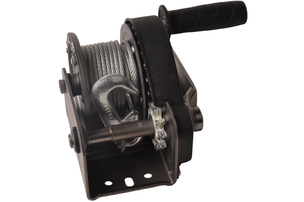 AL-KO Treuil manuel freiné 351 kg rapport 2,5:1 câble et crochet inclus