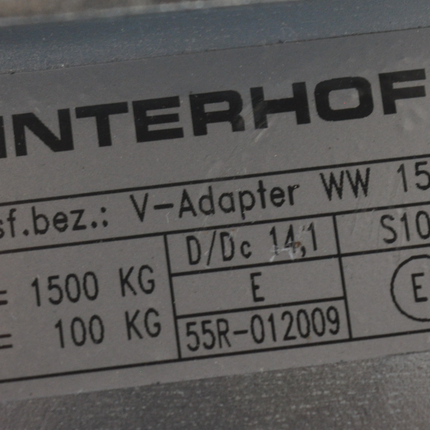 AL-KO Winterhoff WW150VF - caisse 60 mm - 1500 kg - non freinée - timon en V