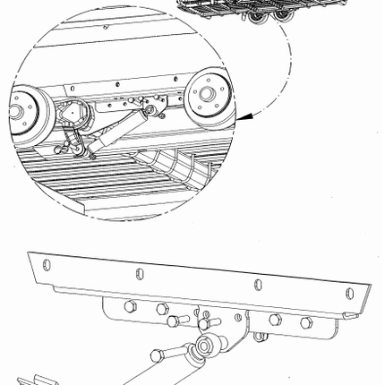 Anssems Amortisseurs Hulco MEDAX/TERRAX 1500 kg - essieu 2/3 ou 2/2