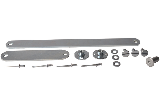 Anssems Jeu complet d'accessoires de montage du ressort à gaz Anssems (couvercle sur le côté)