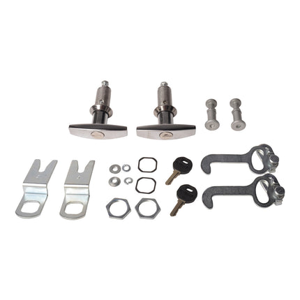 Anssems Serrure de couvercle GT Anssems à charnière avant - 2 pièces - verrouillage encastré