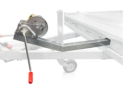 Anssems Support de treuil amovible, compatible avec les remorques Anssems MSX/AMT et Hulco Carax