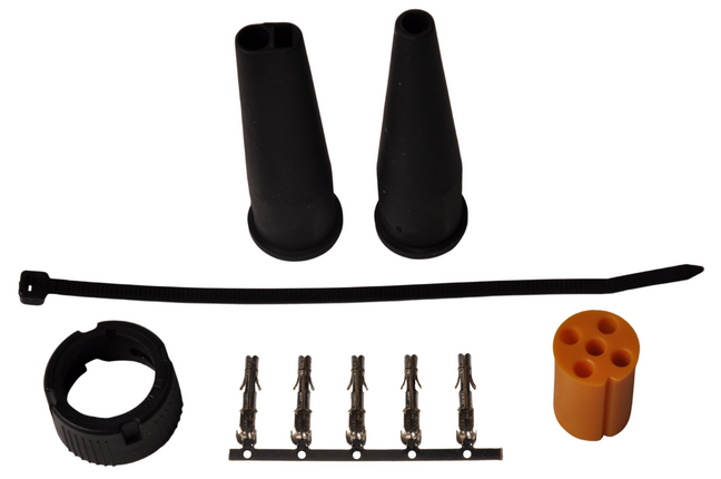 Aspock Aspöck connecteur à baïonnette gauche - 5 broches - jaune