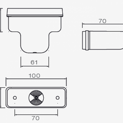 Aspock Aspock Flatpoint 1 - orange - connecteur - 21-2201-034