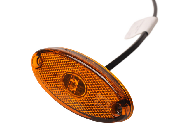 Aspock Aspöck Flatpoint 2 - feu de gabarit latéral orange/jaune - connecteur - LED