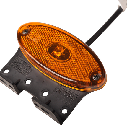 Aspock Aspock Flatpoint 2 - feu de gabarit orange/jaune - connecteur - LED - sur support