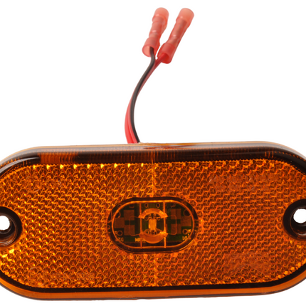 Aspock Aspock Flatpoint 3 - feu de gabarit orange/jaune - câble à 2 conducteurs avec cavaliers - LED