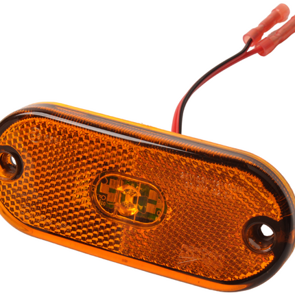 Aspock Aspock Flatpoint 3 - feu de gabarit orange/jaune - câble à 2 conducteurs avec cavaliers - LED