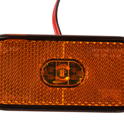 Aspock Aspock Flatpoint 3 - feu de gabarit orange/jaune - câble à 2 conducteurs avec cavaliers - LED