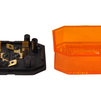 Aspock Aspöck Flexipoint - feu de gabarit orange/jaune - câble détaché - ampoule