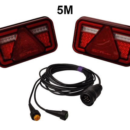 Aspock Aspock Multiled 4 kit d'eclairage LED - 13 broches - choisissez le cable principal souhaite