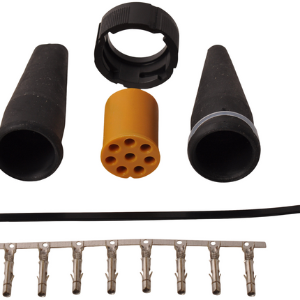 Aspock Aspöck prise gauche - 8 broches/fil - jaune