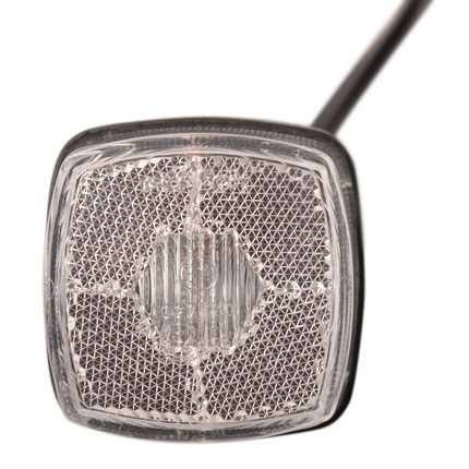 Aspock Aspöck Squarepoint blanc avec 50 cm de câble DC