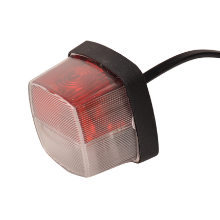 Aspock Aspock squarepoint Feu de gabarit rouge/blanc - 2 mètres de câble DC 2x0,75 mm²