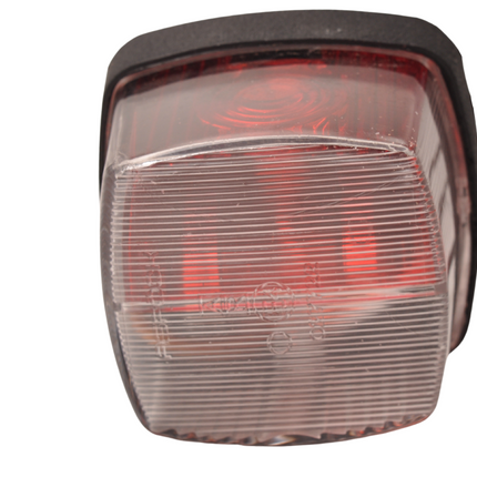 Aspock Aspock squarepoint Feu de gabarit rouge/blanc - 2 mètres de câble DC 2x0,75 mm²