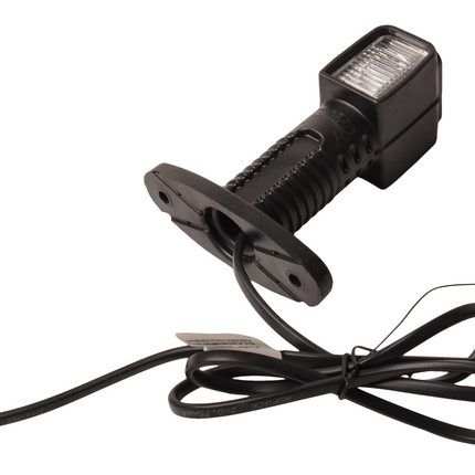 Aspock Aspock Superpoint 4 court - droit - blanc/rouge/orange - LED - 100 cm câble plat - support droit