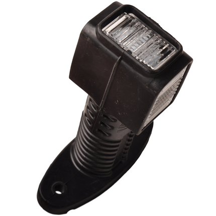 Aspock Aspock Superpoint 4 court - droit - blanc/rouge/orange - LED - 100 cm câble plat - support droit