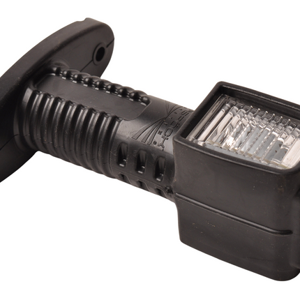 Aspock Aspock Superpoint 4 court - droit - blanc/rouge/orange - LED - 100 cm câble plat - support droit