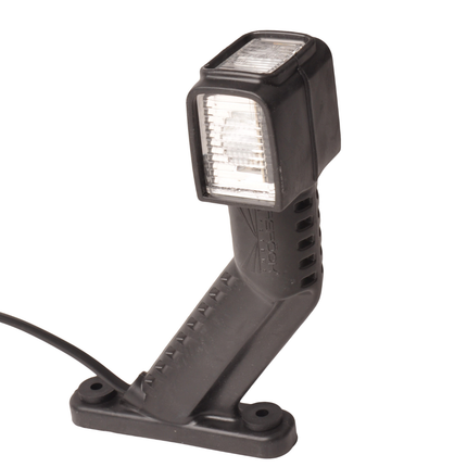 Aspock Aspöck Superpoint 4 - gauche - blanc/rouge/orange - LED - 100 cm câble plat