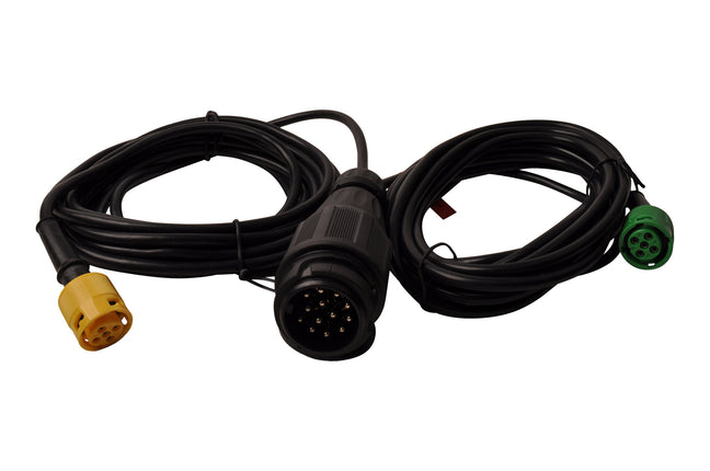 Aspock Câble de tête type Aspöck - 5 mètres de long - 13 broches - avec 2x 5 broches Prises