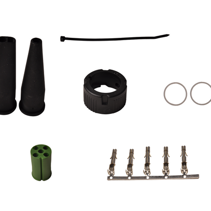 Aspock Connecteur à baïonnette Aspöck droit - 5 broches - vert