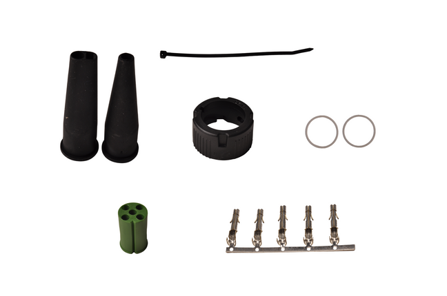 Aspock Connecteur à baïonnette Aspöck droit - 5 broches - vert