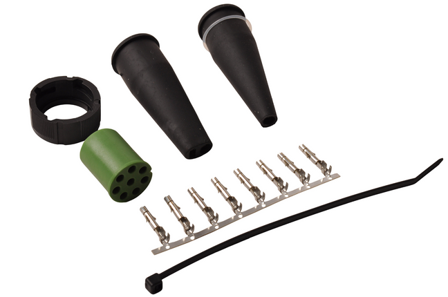 Aspock Connecteur Aspock droit - 8 broches - vert