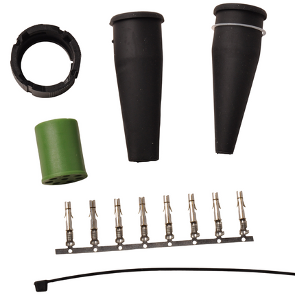 Aspock Connecteur Aspock droit - 8 broches - vert