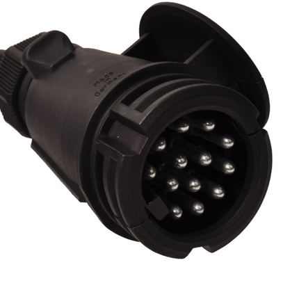 Aspock Faisceau de câble Aspöck - 8 mètres de long - 13 broches - avec 2x 8 broches prises - y compris les dérivations pour les feux de gabarit