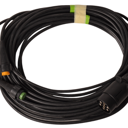 Aspock Faisceau de câble Aspöck - longueur 7 mètres - 7 broches - avec 2x 5 broches prises